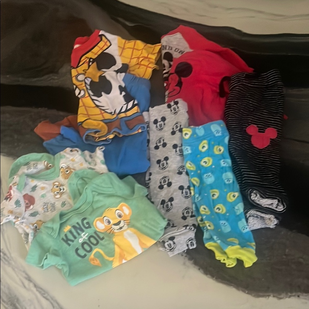 Disney Character Baby Clothing Set